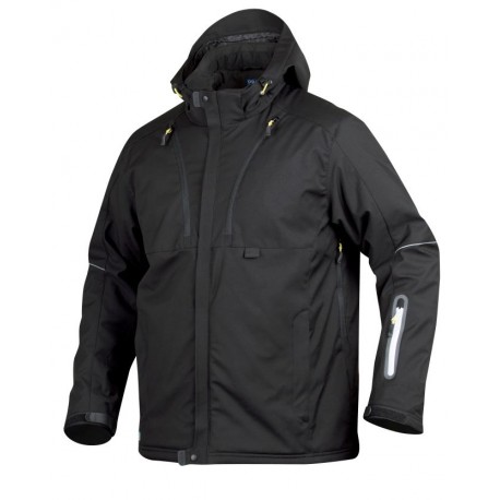 Gevoerde Softshell Jas 3407 Zwart