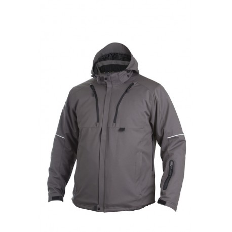 Gevoerde Softshell Jas 3407 Grijs