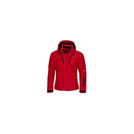 Gevoerde Softshell Jas Dames 3413 Rood